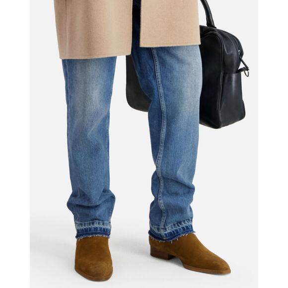 (43) NWT $495 The Kooples Brown suede leather Chelsea boots - Picture 2 of 13